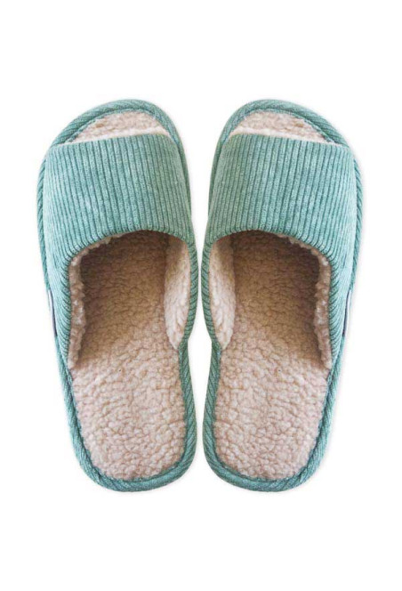 Open cinnamon slippers - Charlie