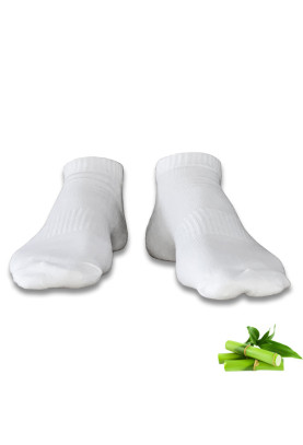 Weisse Sneaker Socken