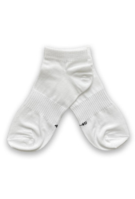 Weisse Bambus Sneaker Socken