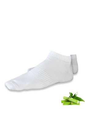 Weisse Sneaker Socken für Damen