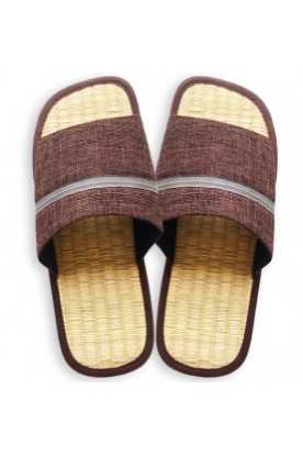 Zimt Pantoffeln Jute (Braun)