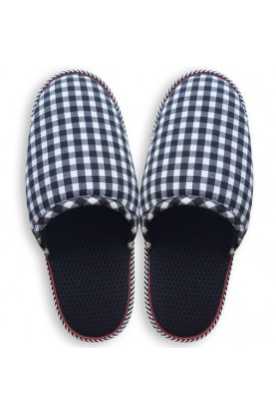 Pantofole in moquette "Vichy"