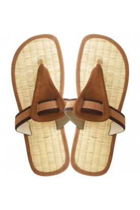 Cinnamon flip-flops "Sioux"