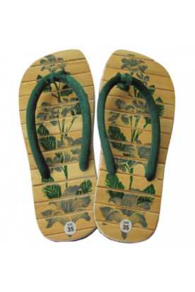 Bamboo flip flops "Botanic...