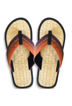 Seagrass flip flops "Ethno"