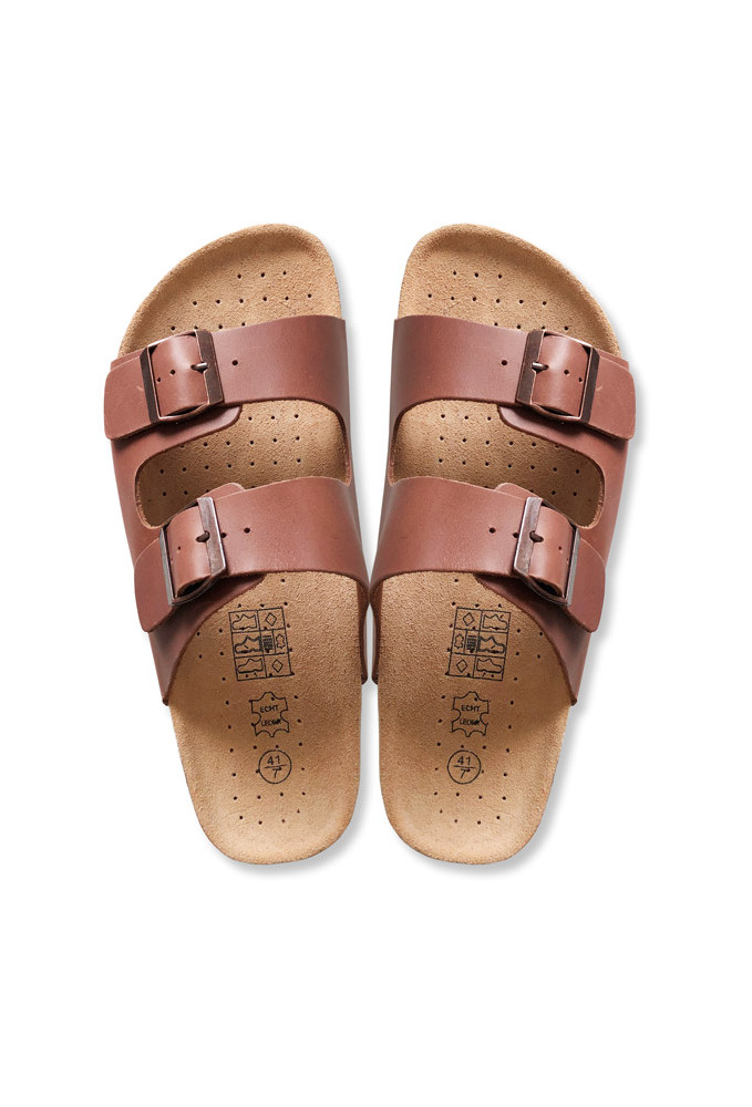 Kork Sandalen in Braun, Modell Boston