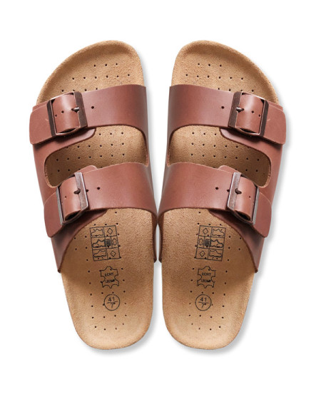 Kork Sandalen in Braun, Modell Boston