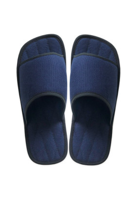 Cotton Slippers "Navy"