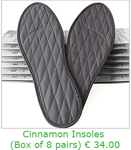 Cinnamon Insoles in a Box of 8