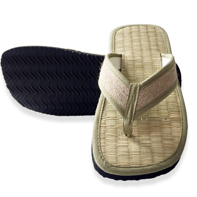 Flip Flops mit Seegras Fussbett und Zimtfüllung