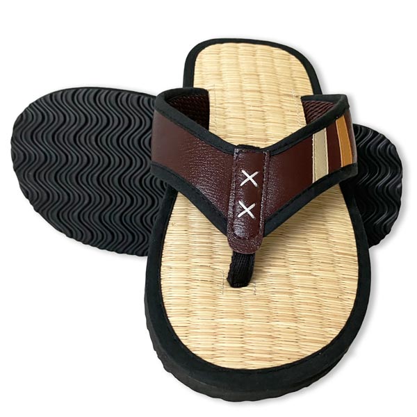 Seegras Leder Flip Flops