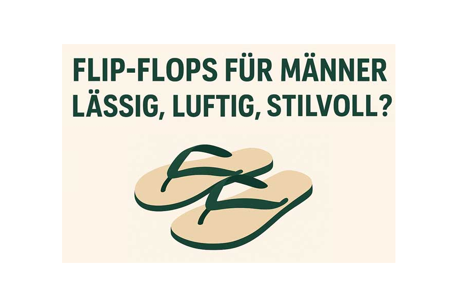 Flip-Flops für Männer – Lässig, luftig, stilvoll?